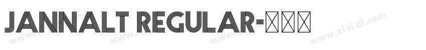 JannaLT Regular字体转换